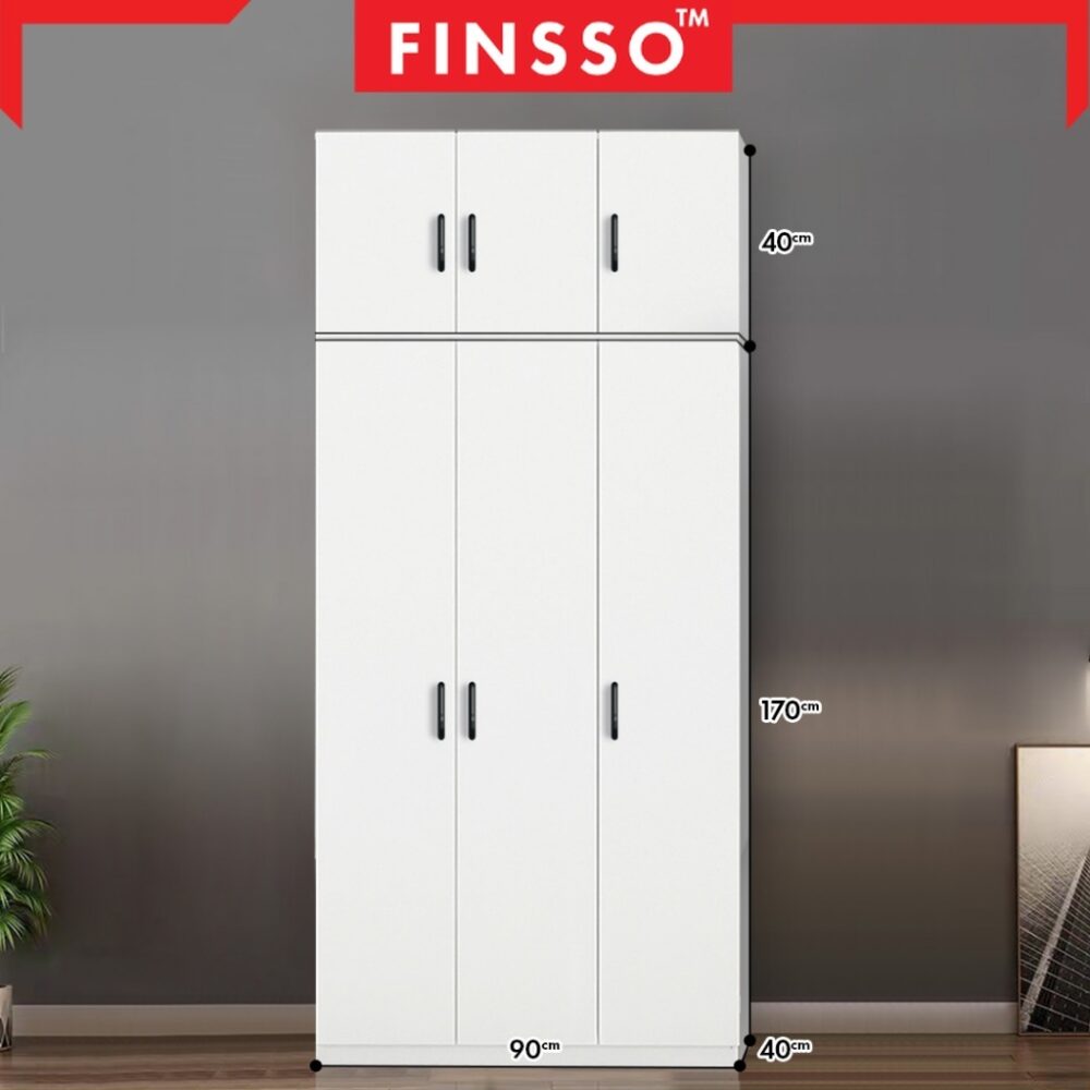 10/6/4 DOORS WARDROBE WITH SHELF / Almari baju /kabinet baju / almari baju budak /5 kaki