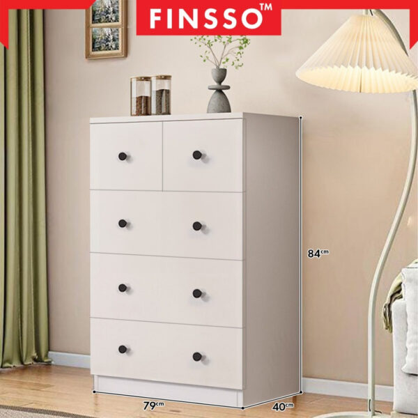 SNOW SERIES Chest Drawer Storage Drawer /Drawer baju Laci / almari baju / wardrobe