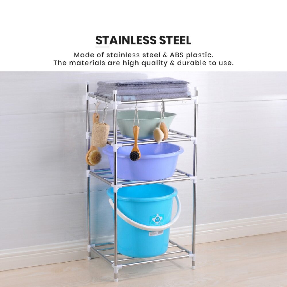 Cala Steel Pot Storage Shelf Collapsible Kitchen Accessories Dish Rack Holders Kitchenware Pan Cover - Image 7