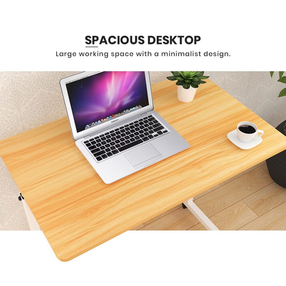 Adjustable Height Lifting Table with Wheel Bedside Laptop Table/ Sofa side table - Image 4