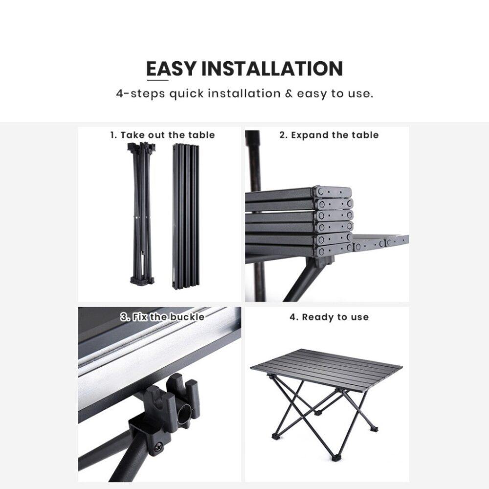 Rue Outdoor Table Camping Table Portable Table Small Compact Picnic Table - Image 3