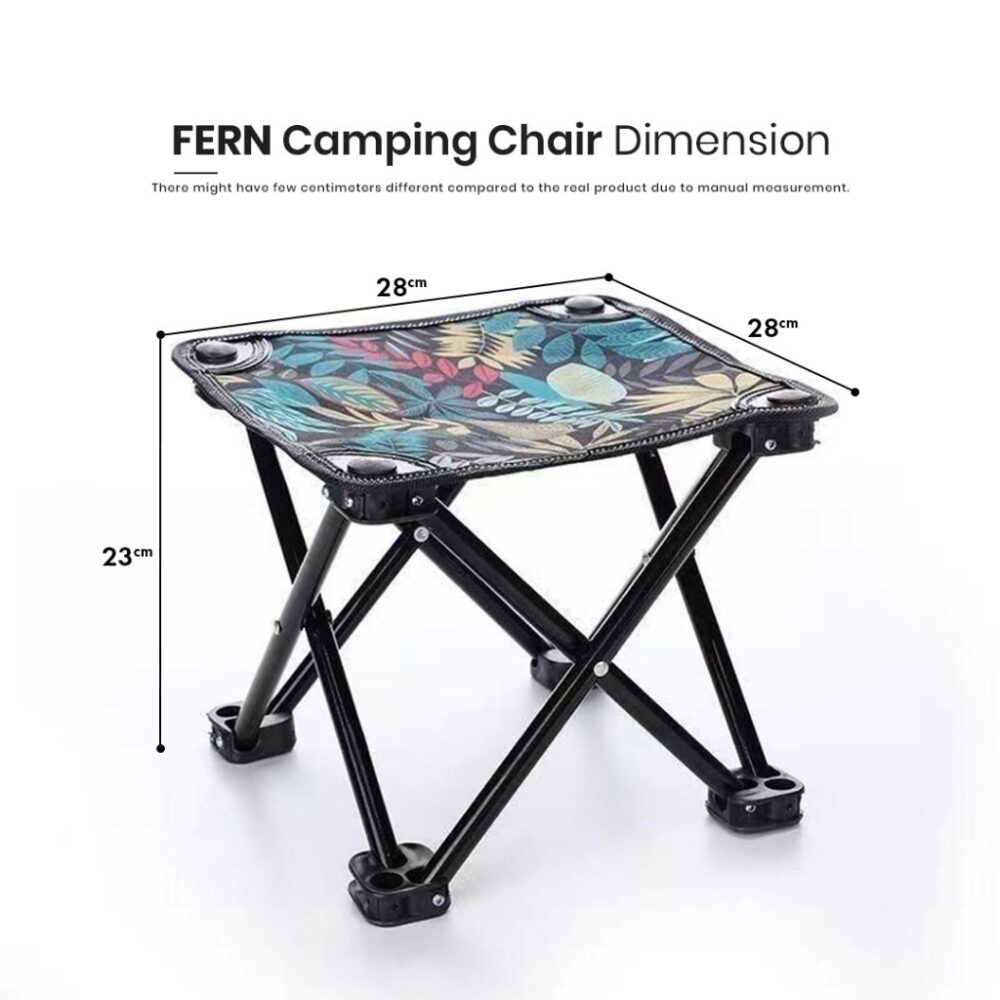 Folding stool camping healing chair portable back chair fishing chair new art student stool - Image 6