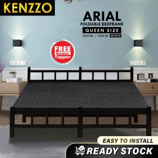 5ft Extra Tebal / Heavy Besi & High Quality Katil Besi Queen Queen Bed Frame /Katil Lipat Queen