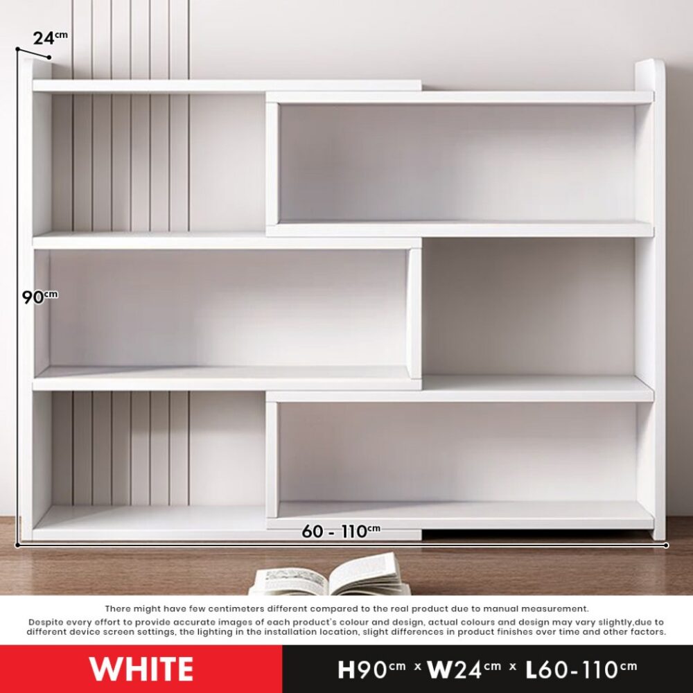 Cedar Expandable & Adjustable & Simple Bookshelf / Rak Buku / Book Storage Cabinet Modern / bookshelves - Image 2