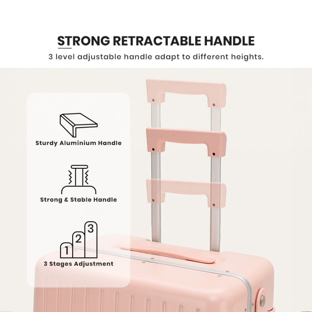 Finsso: Luggage 20Inch/24Inch Spirea Children Suitcase Large Capacity Children's Trolley Travel Case Baby Seat/TSA Lock - Image 5