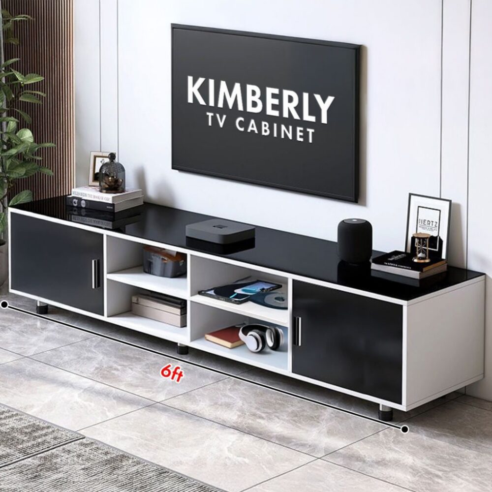 Kimberly 6 feet TV Cabinet - Image 2