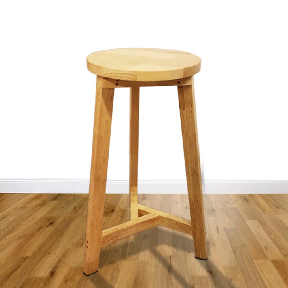 Array Bar Stool High Foot Round Stool - Image 2