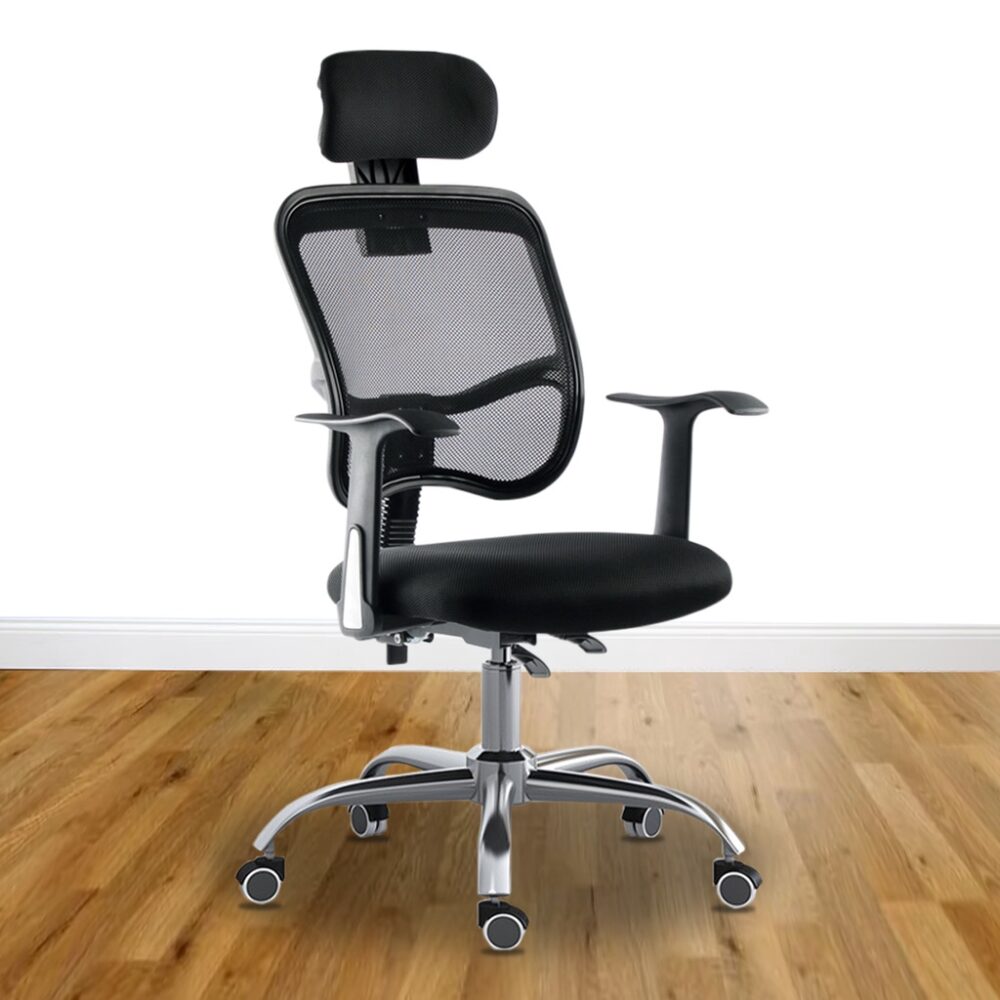 Ergonomic & Height Adjustable High Backrest Swivel Office Chair - Image 2