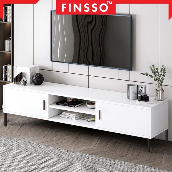 SNOW SERIES Adjustable Height TV Cabinet with Storage / Kabinet TV/ Meja TV / Rak TV/ 3.5 FT Coffee Table