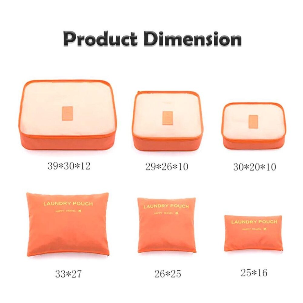 6 in 1 Travel Organizer Waterproof Pouch Bag Multipurpose Storage - Image 8