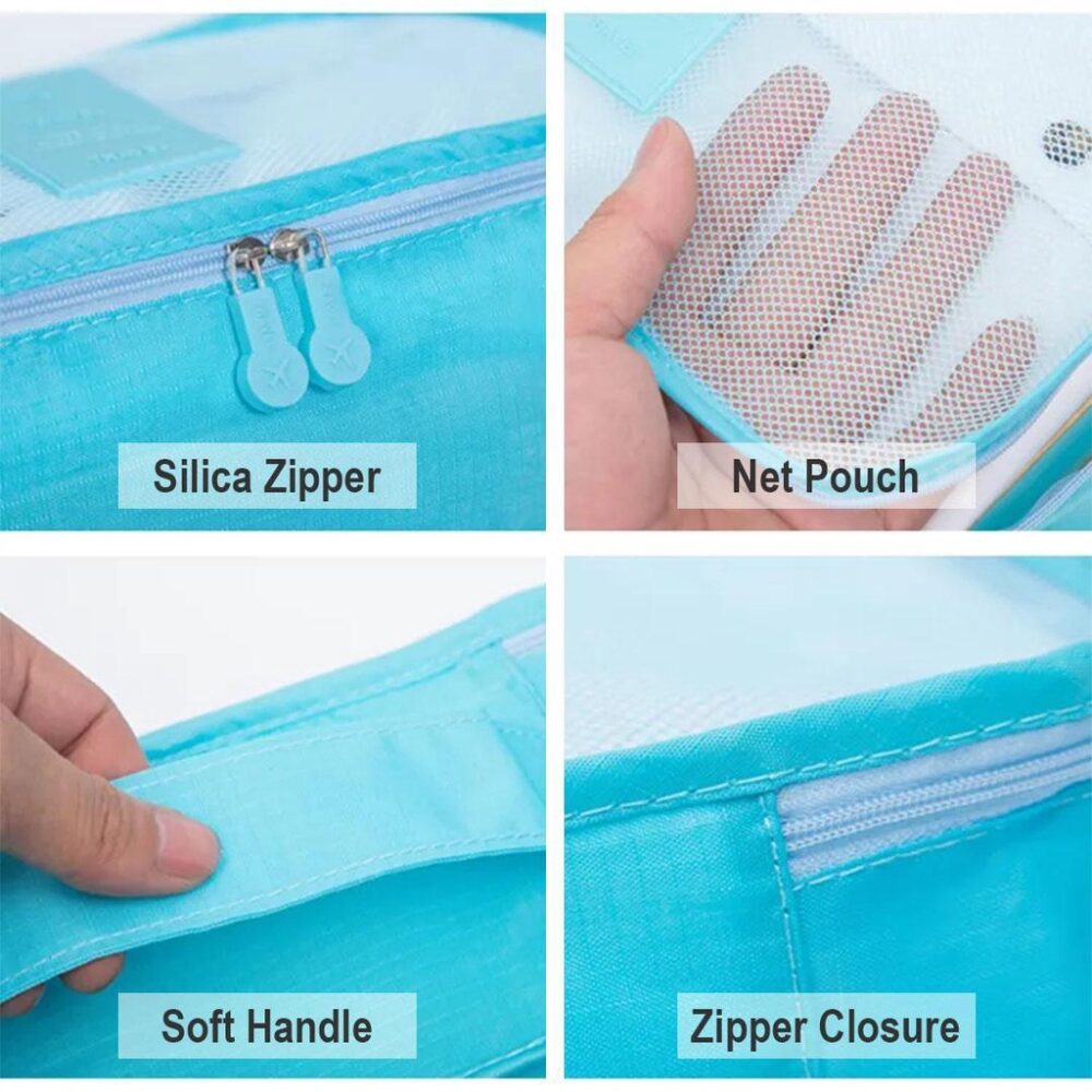 6 in 1 Travel Organizer Waterproof Pouch Bag Multipurpose Storage - Image 7