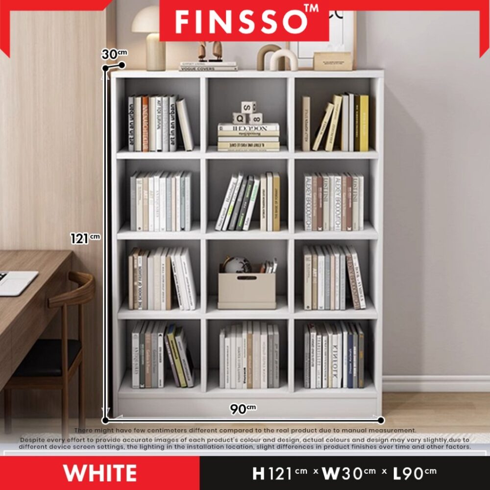 Conifer Extra Thick BookShelf / Book Rack /Divider Cabinet with 12 Compartments/Rak buku - Image 2