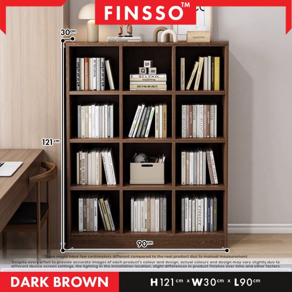 Conifer Extra Thick BookShelf / Book Rack /Divider Cabinet with 12 Compartments/Rak buku - Image 2