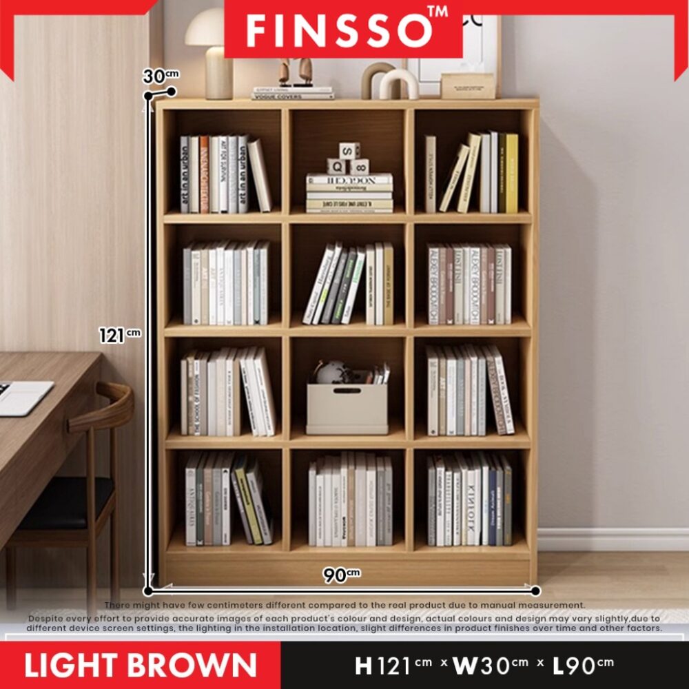 Conifer Extra Thick BookShelf / Book Rack /Divider Cabinet with 12 Compartments/Rak buku - Image 2