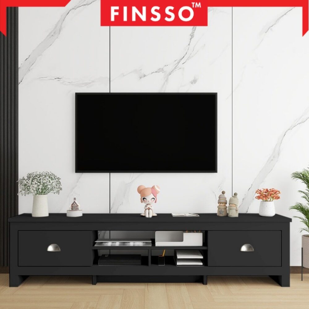 [NEW ARRIVAL ✅] Finsso: Murray multi storage TV Cabinet/ Cabinet Size 6/5 Feet /TV Console/ Rak TV /Coffee Table/ - Image 2