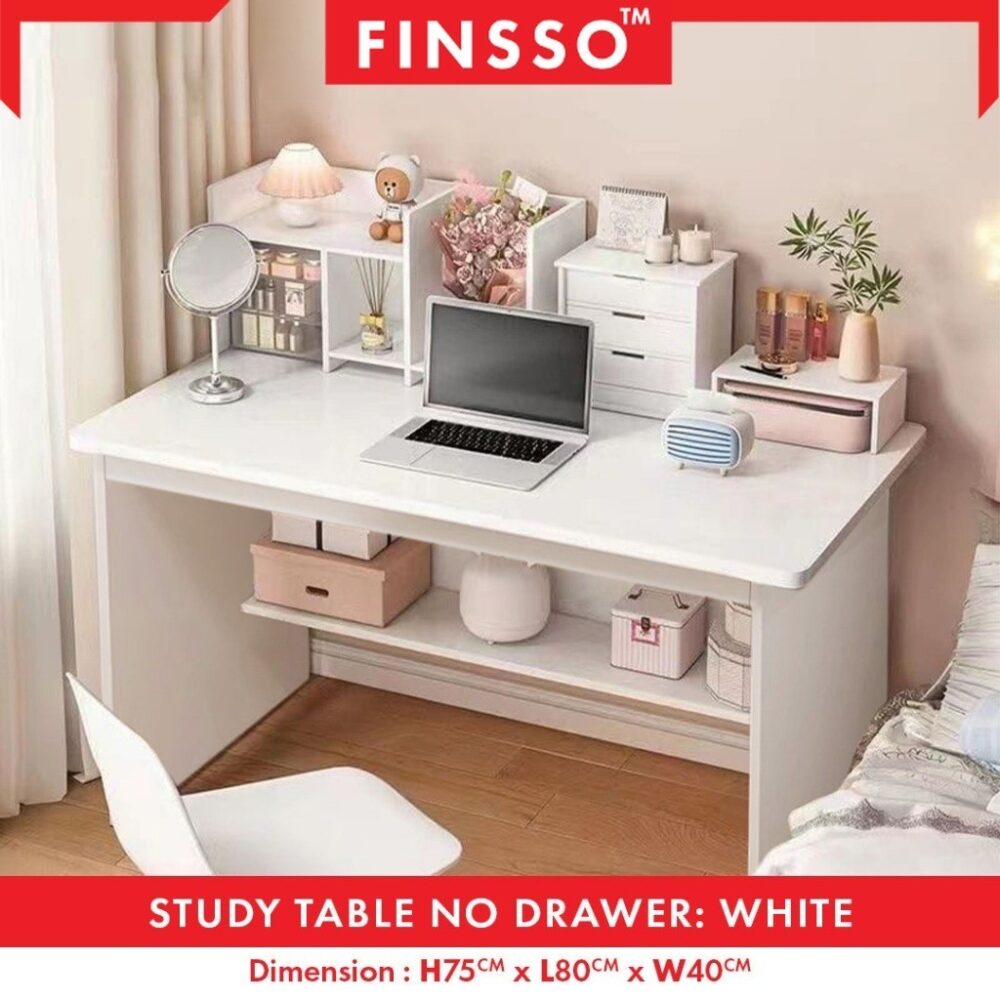 Florida Luxury Writing Table with Drawers with lock /meja belajar / Study Table Wood - Image 2