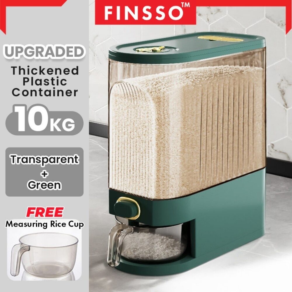 Rice bucket grain storage box sealed insect-proof and moisture-proof rice storage box/Salvias - Image 8