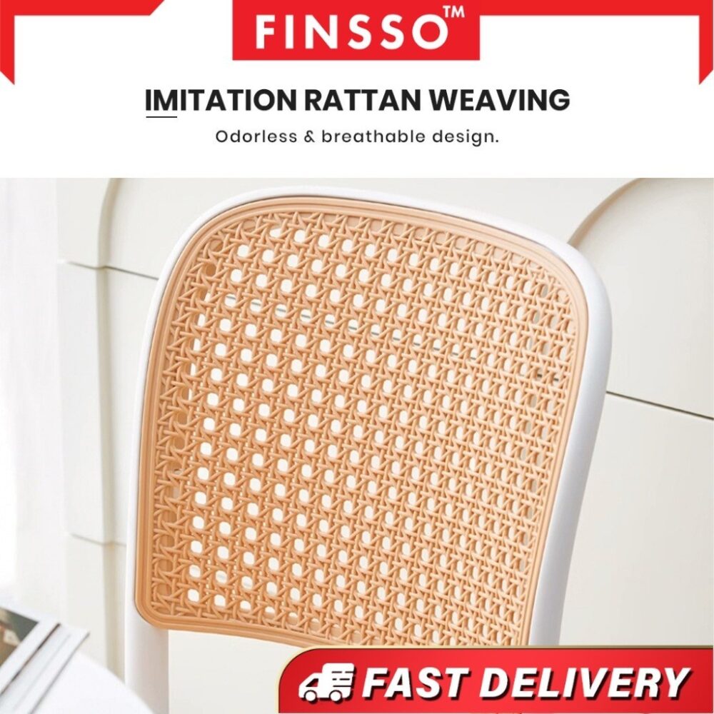 Caspia Nordic rattan chair PP Chair Plastic Chair - Image 6