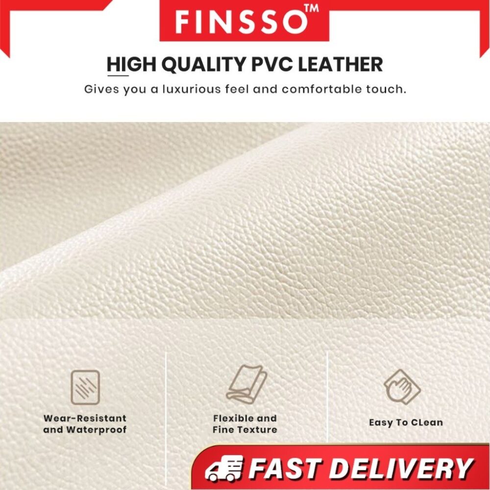 Victoria Luxury Sofa PVC CLASSIC LEATHER & FABRIC - Image 8
