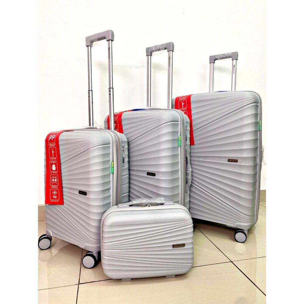 10yrs Warranty Pieris Travel Luggage 14''/20''/24'' inches PP Material Unbreakable Luggage Bags - Image 3
