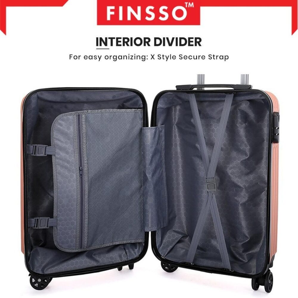 Travel Luggage ANCORE ABS Material Bag 20/24 inch Beg Bagasi Lightweight 4 Wheels 360 Rotation Luggage Bags - Image 4