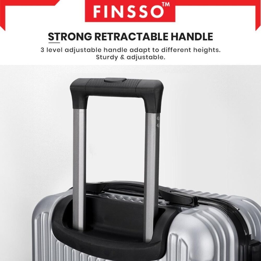 Travel Luggage ANCORE ABS Material Bag 20/24 inch Beg Bagasi Lightweight 4 Wheels 360 Rotation Luggage Bags - Image 3