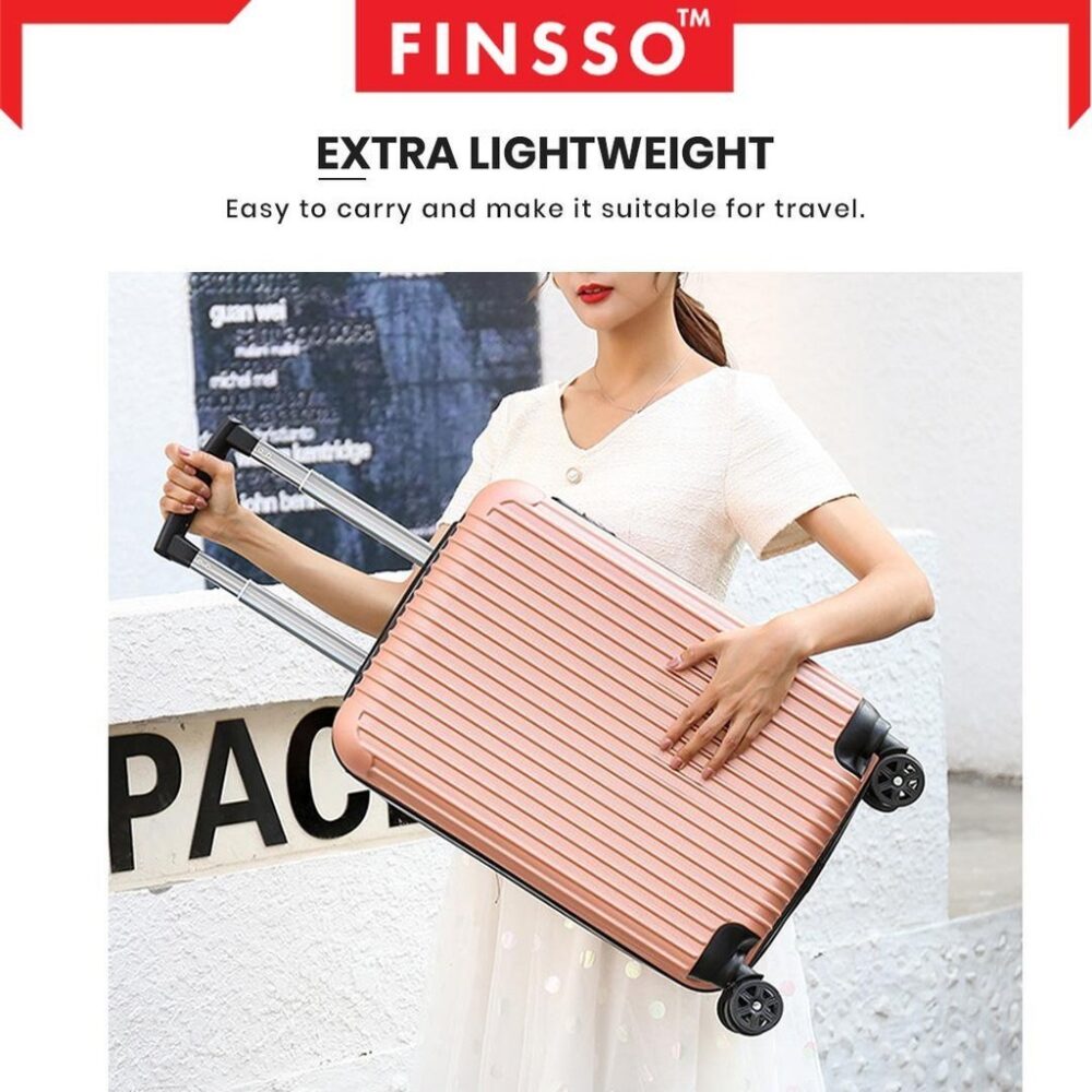 Travel Luggage ANCORE ABS Material Bag 20/24 inch Beg Bagasi Lightweight 4 Wheels 360 Rotation Luggage Bags - Image 5