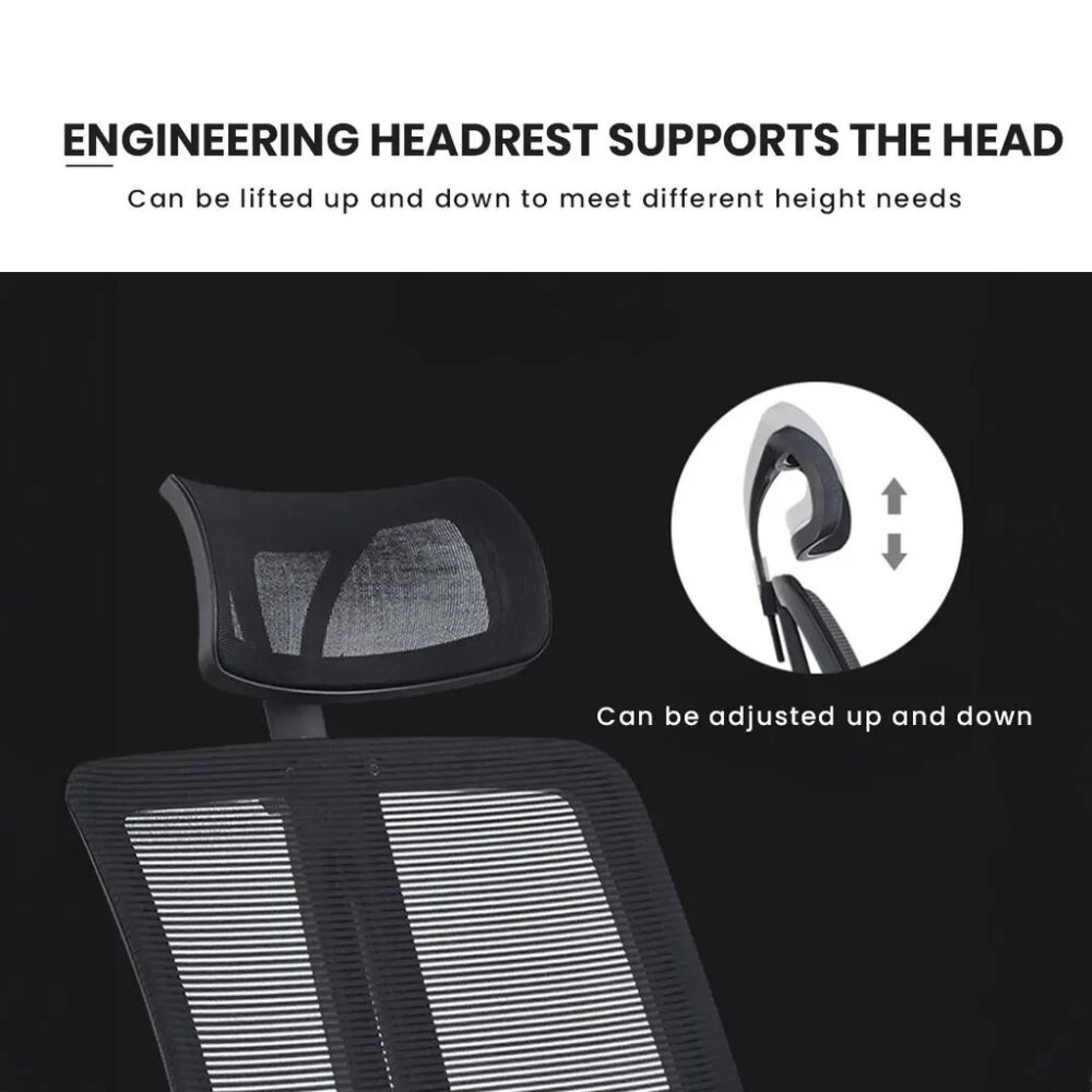 Memory Foam + Heavy Duty ergonomic office chair suitable for 100kg and above [Model:320 ] - Image 6