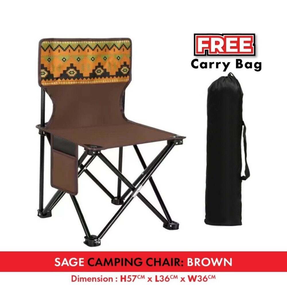 Foldable Camping Chair/Fishing Chairs/ Beach Chairs/Kerusi Lipat/ Kerusi Healing/kerusi camping/ Sage Chair - Image 8