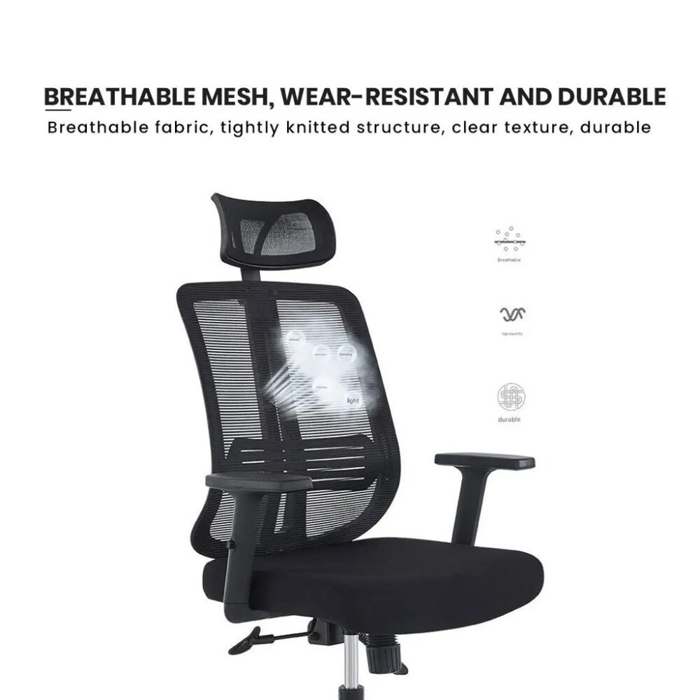 Memory Foam + Heavy Duty ergonomic office chair suitable for 100kg and above [Model:320 ] - Image 4