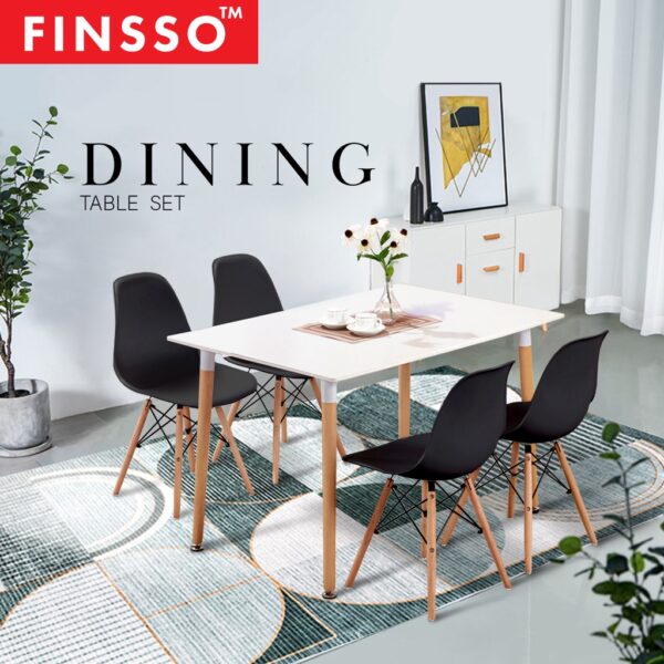 Creative Eames Simple Medium Sized Dining Table & Dining Chair