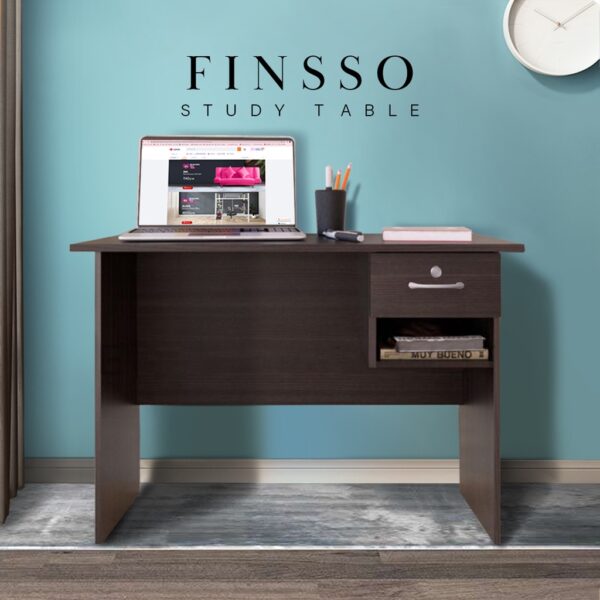 Writing Table 3ft (L90cm) Office desk Study Desk with 1 DRAWER