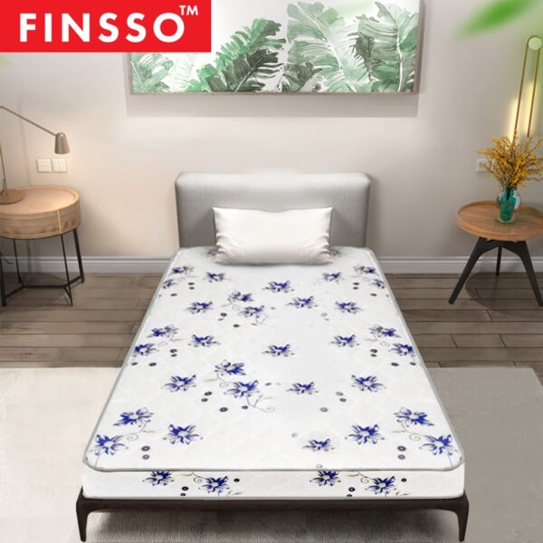 4INCH BLUE FLOWER MATTRESS