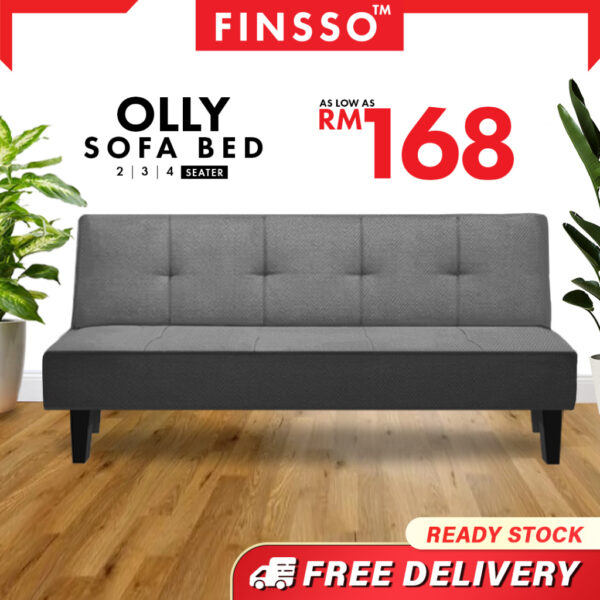 OLLY Foldable Canvas Sofa Bed Katil / 2 seater / 3 seater / 4 seater / sofa murah / sofa bed