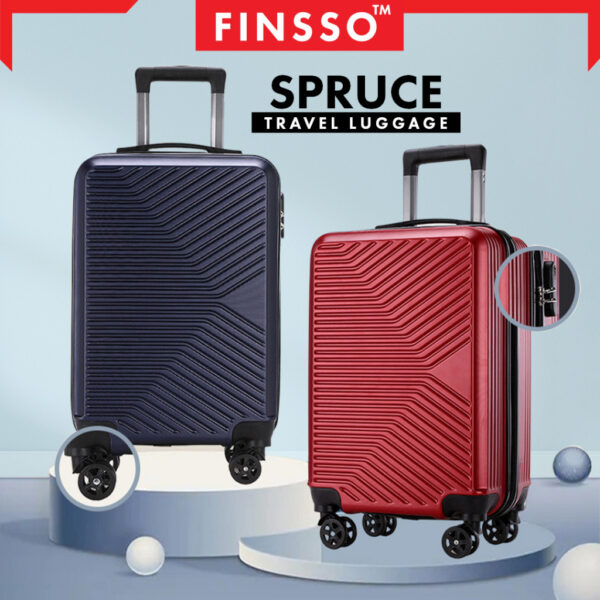 Spruce Protect-Plus Hard Case Travel Luggage with 360°Spinner & Secure Lock and Innovative Hanger/20'',24'',28''