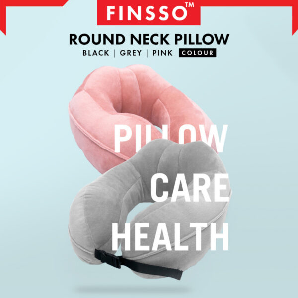 Premium U Shape Neck Support Pillow Travel Memory Foam Pillow with Removable Cover With Carrying Pouch