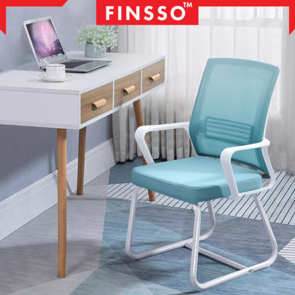 Adjustable Swivel Med - Back Mesh 4005 Office Chair with Chrome Leg /Kerusi pejabat