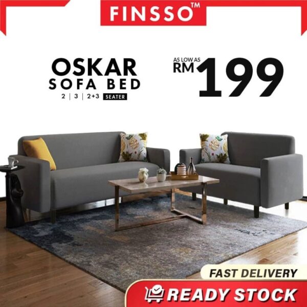 OSKA Fabric Sofa 2 / 3 / 2+3 Seater Sofa Set / Sofa murah & Modern minimalist fabric colour