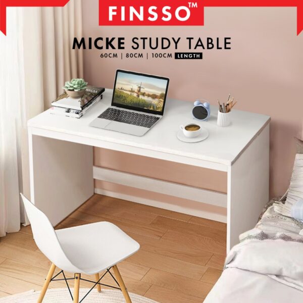 Meja belajar minimalist Micke study table / meja study kanak-kanak