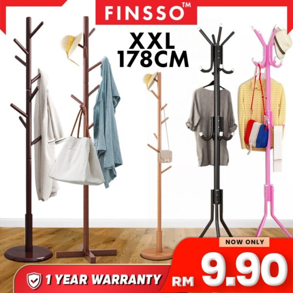 Higher Quality 12 hook / 9 hook Hanging Pole Rack / Penyangkut Baju /Penyangkut Beg / Rak Baju