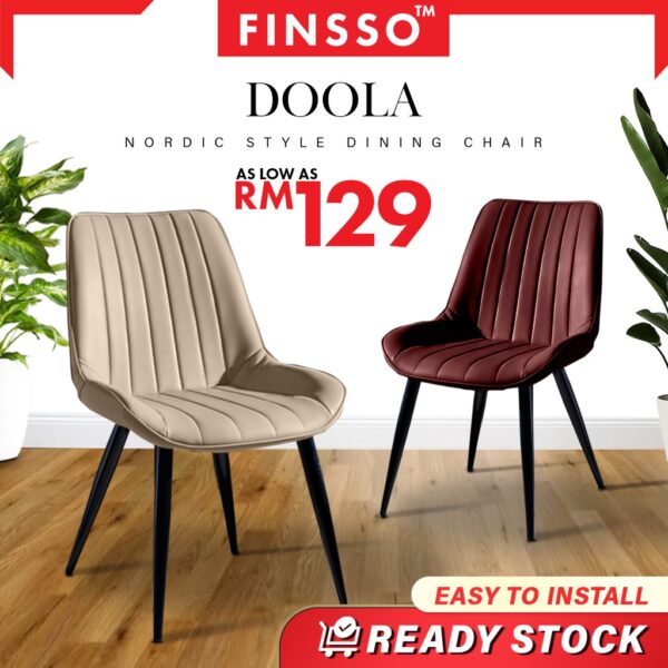 DOOLA NORDIC STYLE DINING CHAIR