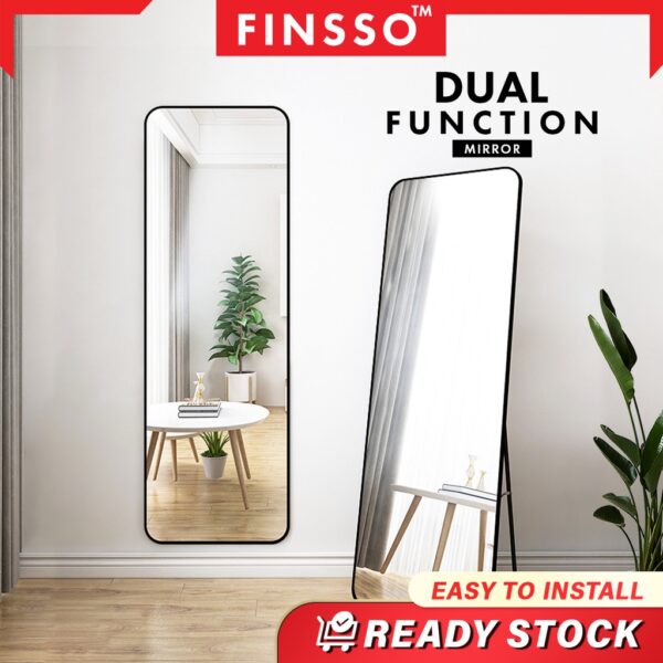 Big Size Mirror | Floor Standing Mirror Full Body Mirror / cermin panjang / cermin solek