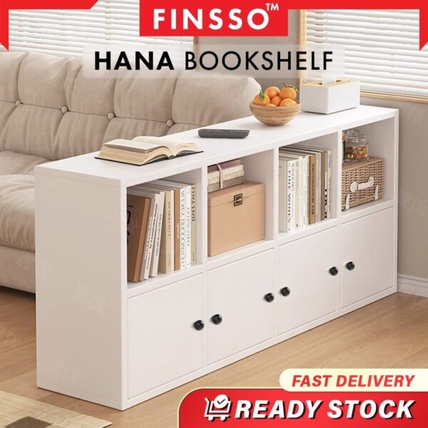 Hana 4 Cube Bookshelf (2Tier+2)/DIY Utility Shelf/ rak buku / Almari baju kanak