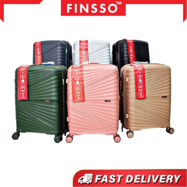 10yrs Warranty Pieris Travel Luggage 14''/20''/24'' inches PP Material Unbreakable Luggage Bags