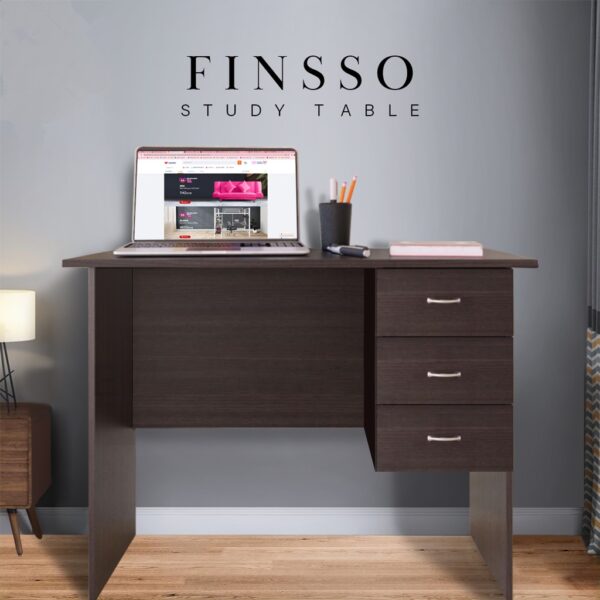 Writing Table 3.9ft (L120cm) Office desk Study Desk with 1 DRAWER