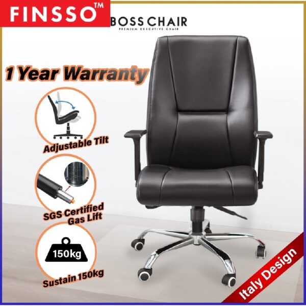 PU Leather Office Chair MODEL 292 Executive Director chair HIGH QUALITY/ Boss office chair / Kerusi pejabat