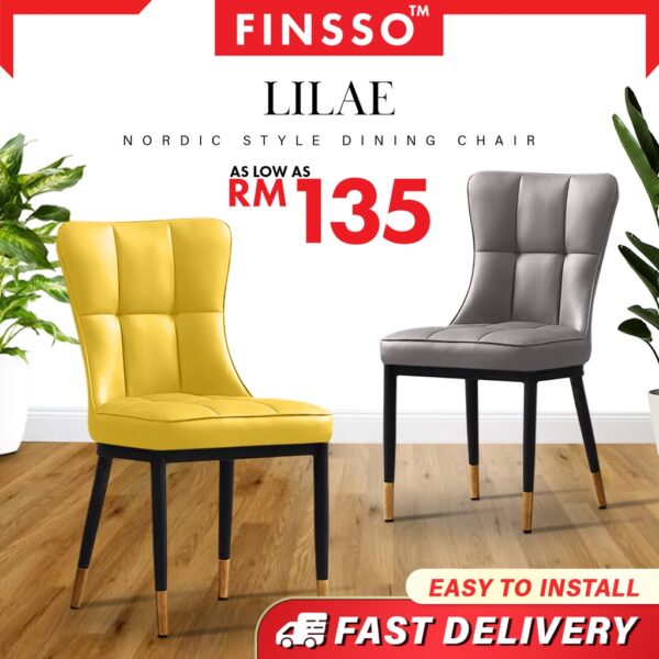 LILAE NORDIC STYLE DINING CHAIR