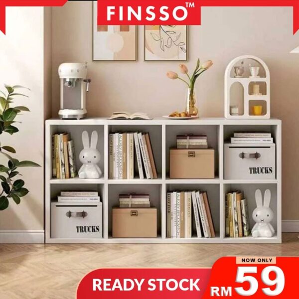 Natoo 4 Tier Bookshelf /Buku Rak Shelves Bookcase / Rak Buku 8 Tingkat / book shelves