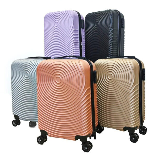 Travel Luggage Lobelia ABS Material Bag 20/24inch Lightweight 4 Wheels 360 Rotation Luggage Bags