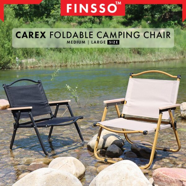 CAREX Camping Portable Folding Chair/kerusi lipat lightweight Aluminum Alloy healing chair